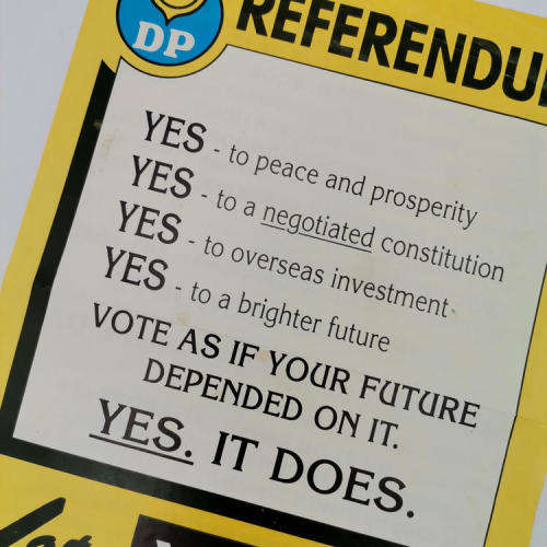 DP 17 March 1992 referendum pamflet