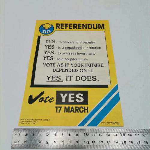 DP 17 March 1992 referendum pamflet