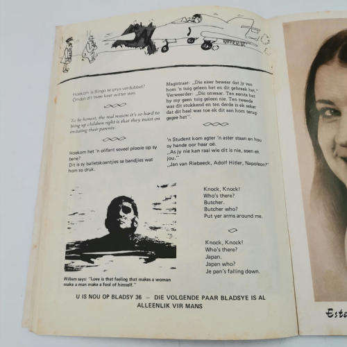 Die Gokkie 1972 cartoon booklet for the Goudstadse Onderwyskollege