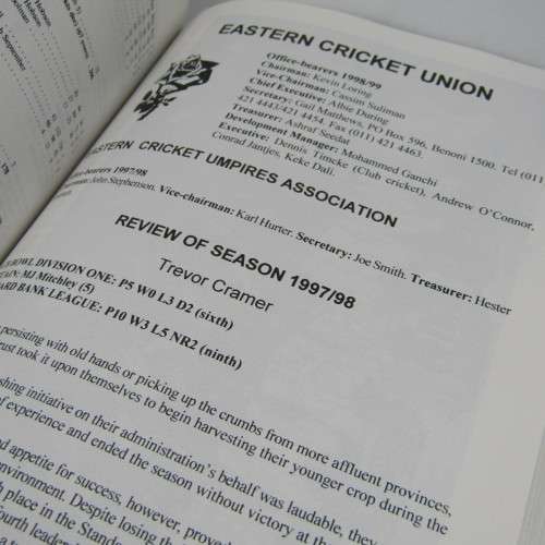 SA Cricket Annual `98 - Colin Bryden