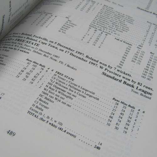 SA Cricket Annual `98 - Colin Bryden
