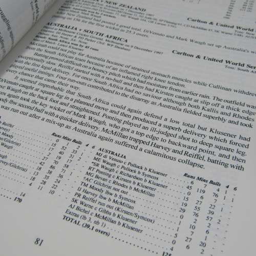 SA Cricket Annual `98 - Colin Bryden
