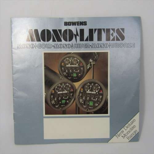 Bowens Mono Lites advertising booklet