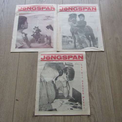 Die Jongspan Afrikaanse nuusblad - lot of 11 items (no. 32 to 42) 27 Sept 1965 to 6 Dec 1965