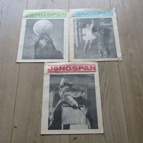 Die Jongspan Afrikaanse nuusblad - lot of 11 items (no. 32 to 42) 27 Sept 1965 to 6 Dec 1965