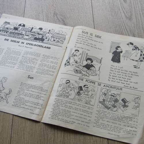 Die Jongspan Afrikaanse nuusblad - lot of 18 items (no. 23 to 30) - 25 July 1965 to 13 Sept 1965