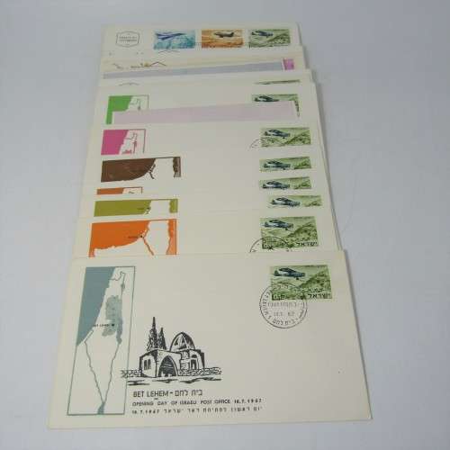 Lot of 19 Aircraft related covers and other items - Israel