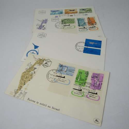 Lot of 19 Aircraft related covers and other items - Israel