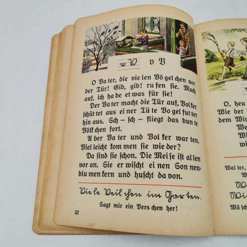 Hirt`s Berliner Fibel Nazi German 1939 Propaganda