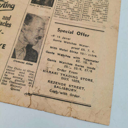 1953 Copy of The Recorder for ` Modern Africans `