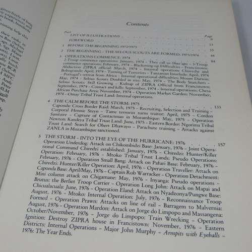 Selous Scouts Top Secret War hardcover book - as told to Peter Stiff by Lt. Col. Ron Reid Daly