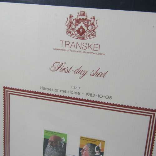 First Day Covers album with more than 100 covers and Sheets - Venda, Transkei and more