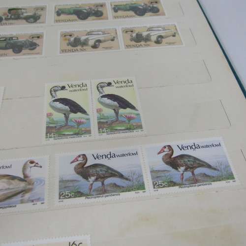 Album with about 400 stamps of Venda - includes the album