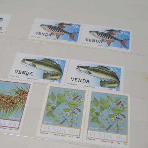 Album with about 400 stamps of Venda - includes the album