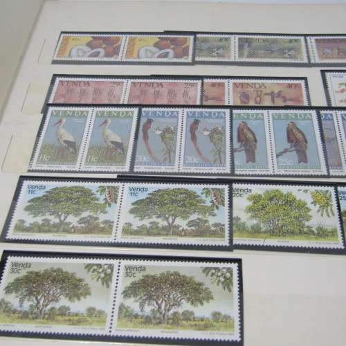 Album with about 400 stamps of Venda - includes the album