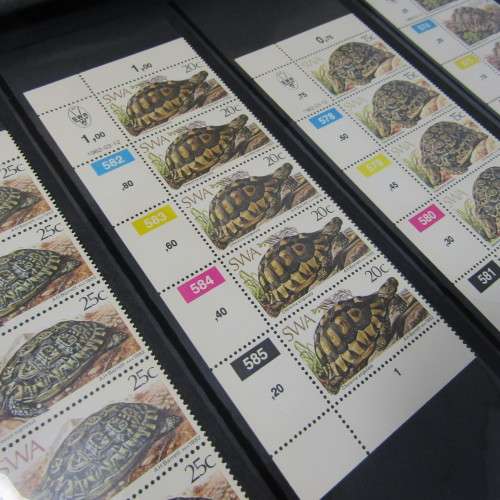 Stamp album with over 400 mint stamps of Transkei, Venda, SWA, SA, Bophuthatswana