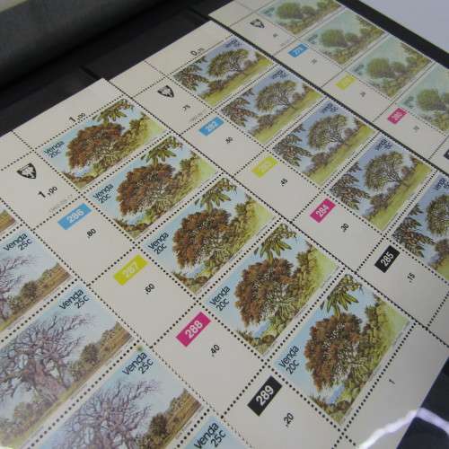 Stamp album with over 400 mint stamps of Transkei, Venda, SWA, SA, Bophuthatswana