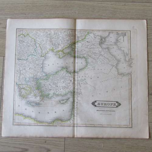 Original 1830`smap of Europe exhibiting its present political divisions published WM. Lizars