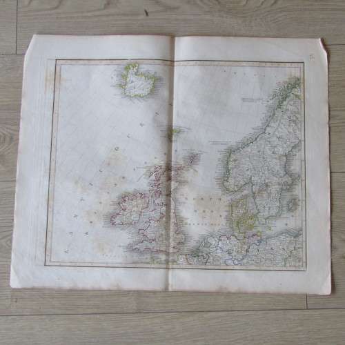 Original 1830`smap of Europe exhibiting its present political divisions published WM. Lizars