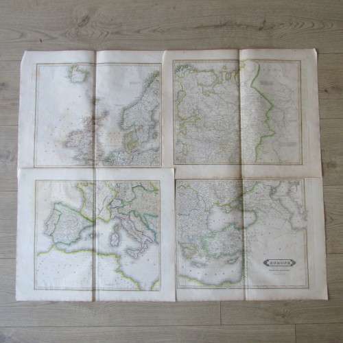 Original 1830`smap of Europe exhibiting its present political divisions published WM. Lizars