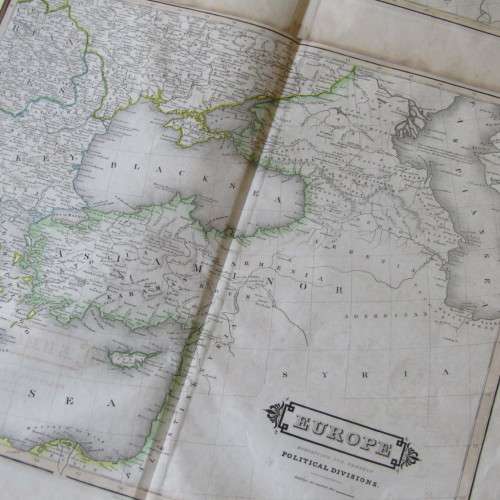 Original 1830`smap of Europe exhibiting its present political divisions published WM. Lizars