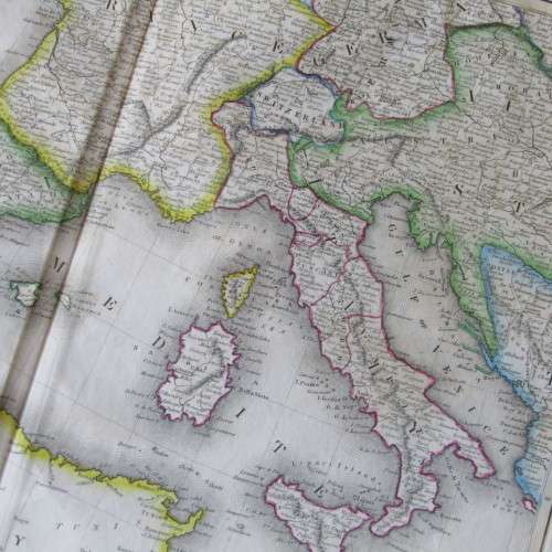 Original 1830`smap of Europe exhibiting its present political divisions published WM. Lizars