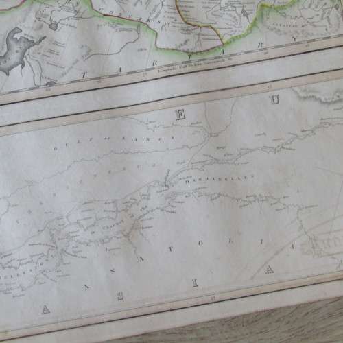 Original 1830`s map of Russian Empire published WM. Lizars, Edinburgh - 2 piece map
