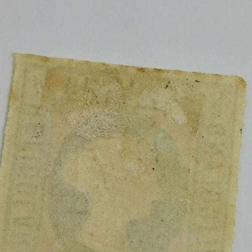 Heligoland ½ Schilling mint stamp - SG 1 - rose pink - rouletted