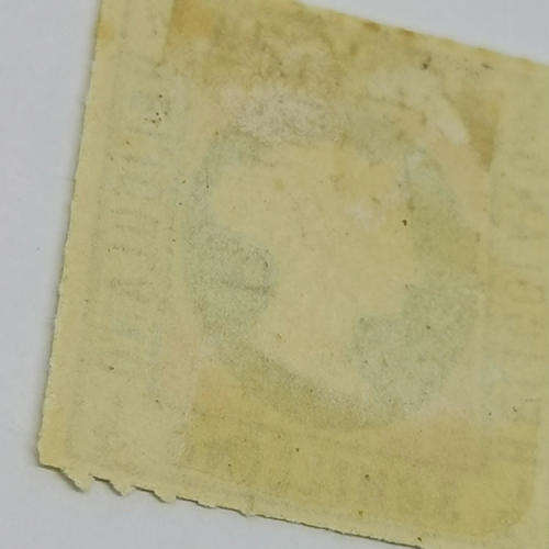Heligoland ½ Schilling mint stamp - SG 1 - rose pink - rouletted