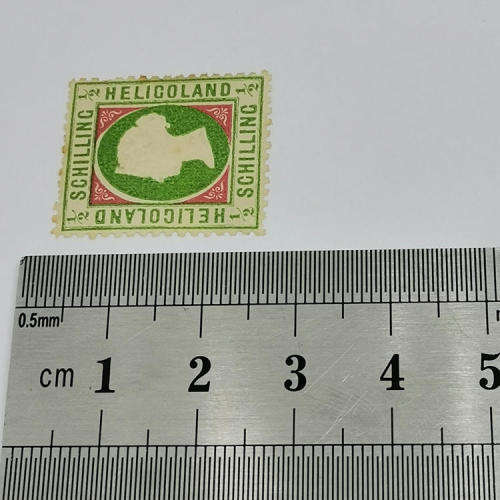 Heligoland ½ Schilling mint stamp - SG 6 - Book value R4000