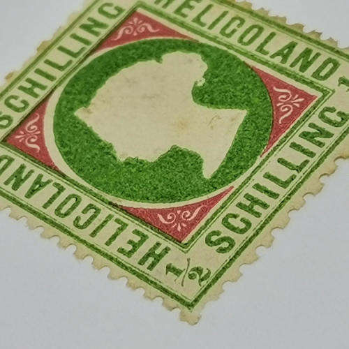Heligoland ½ Schilling mint stamp - SG 6 - Book value R4000