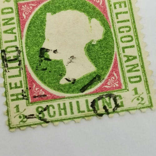 Heligoland ½ Schilling mint stamp - SG 6 - Book value R4500