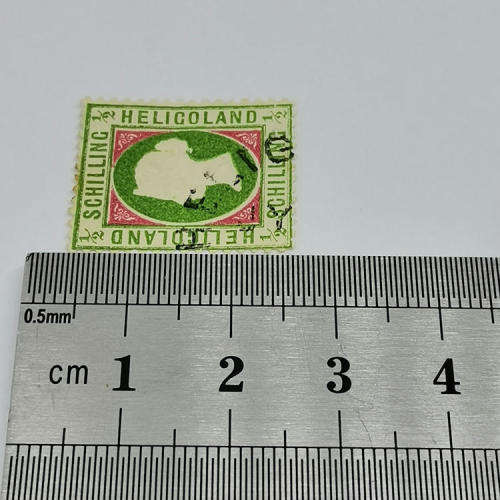 Heligoland ½ Schilling mint stamp - SG 6 - Book value R4500