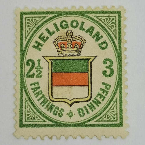 Heligoland 3 Pfenning mint stamp - SG 12 - Book value R4500