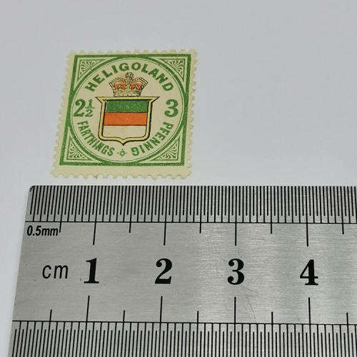 Heligoland 3 Pfenning mint stamp - SG 12 - Book value R4500