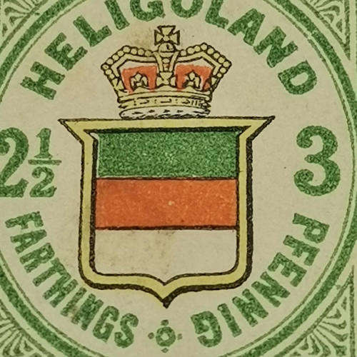 Heligoland 3 Pfenning mint stamp - SG 12 - Book value R4500