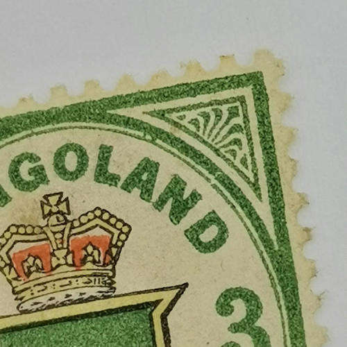 Heligoland 3 Pfenning mint stamp - SG 12 - Book value R4500