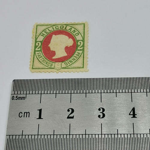 Heligoland 2 Pfennig mint stamp - SG 11