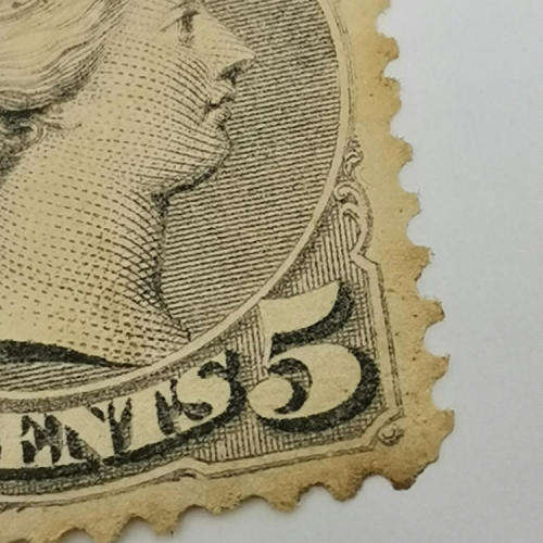 Dominion of Canada 5 cent - SG 106 - slight damage left side - mint - not hinged