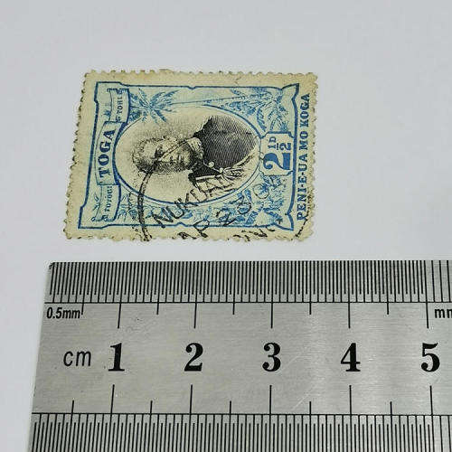 1920 Tonga 2½ pence stamp used - SG 58 - Book value of R800