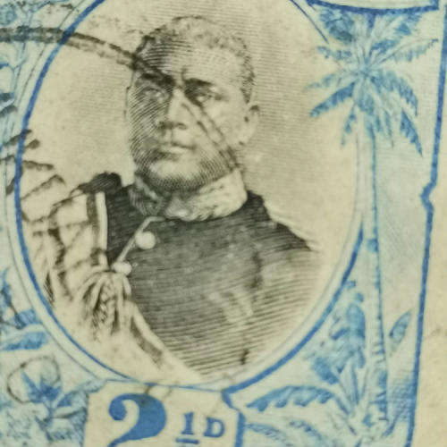 1920 Tonga 2½ pence stamp used - SG 58 - Book value of R800