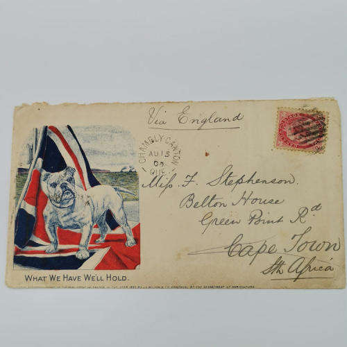 Rare Canadian Boer War Cover from Chambly Canton Quebec 15 August 1900 to Green Point
