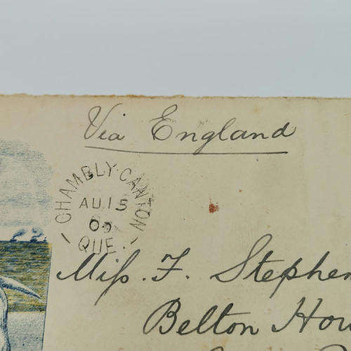Rare Canadian Boer War Cover from Chambly Canton Quebec 15 August 1900 to Green Point