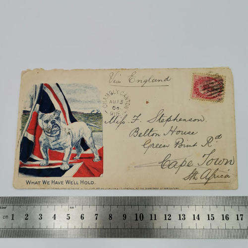 Rare Canadian Boer War Cover from Chambly Canton Quebec 15 August 1900 to Green Point