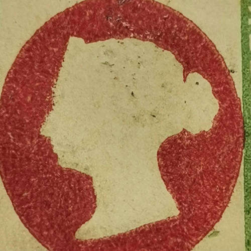 Heligoland 1½ Schilling stamp - SG9 - Lot of old hinge marks