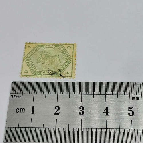 Great Britain SG 196 ( type 65) One shilling stamp 1883 - High Book value