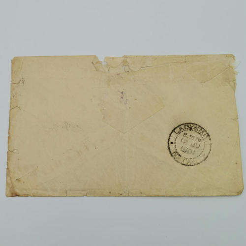 Censored letter to Tin Town Camp, Lady Smith - Boer War - Addressed to a Jewish Boer - some damage