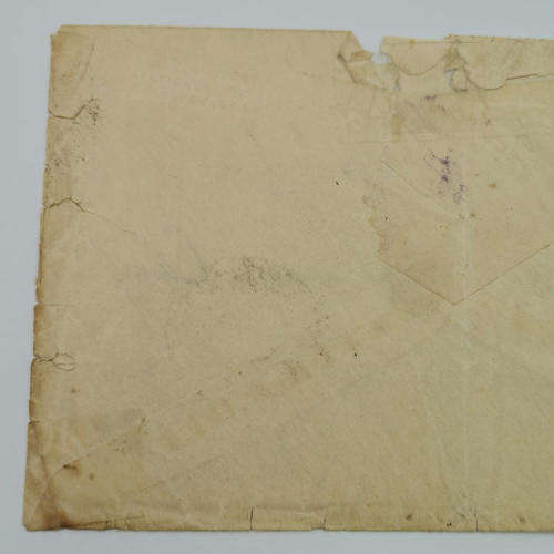 Censored letter to Tin Town Camp, Lady Smith - Boer War - Addressed to a Jewish Boer - some damage