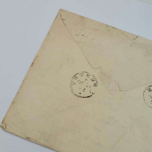Letter cover from Mocloutsi British Bechuanaland to Northumberland England 11 October 1892