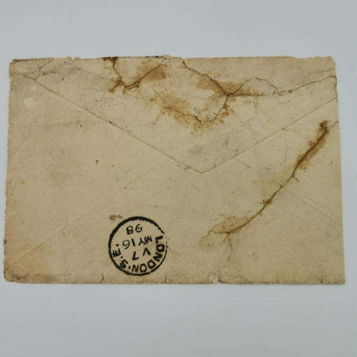 Letter cover from Palapye British Bechuanaland to London England 24 April 1898